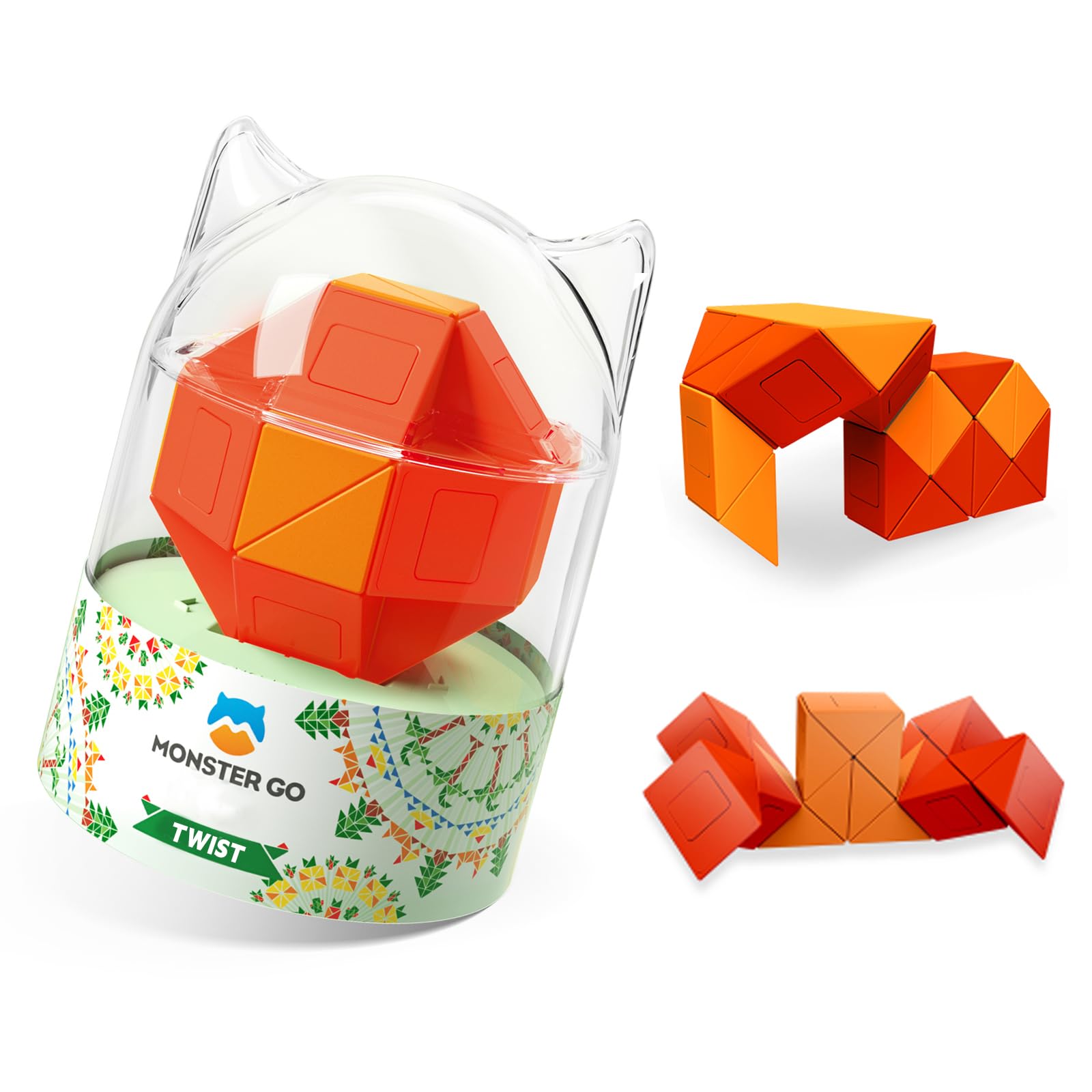 Amazon | Monster Go Snake Puzzle,24ブロックツイストマジック